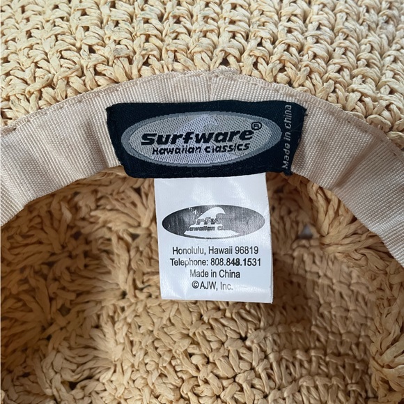 Surfware | Straw Wide Brimmed Hat - Picture 3 of 3